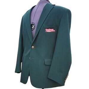 Official TAXSLAYER GREEN 46 BLAZER Jacksonville Patch Jacket Gatorbowl Football